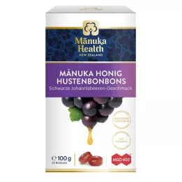 MANUKA HEALTH MGO 400+ Lolipop şeker, siyah sarı kantaron, 100 g