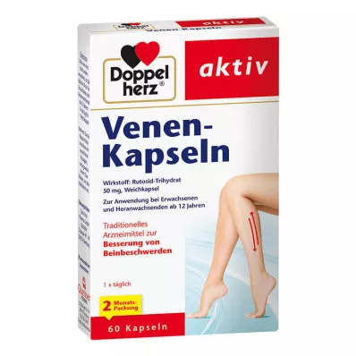 DOPPELHERZ Damar kapsülleri, 60 adet DOPPELHERZ Damar kapsülleri, 60 adet