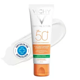 VICHY CAPITAL Soleil matt güneş bakım kremi.LSF 50+, 50 ml