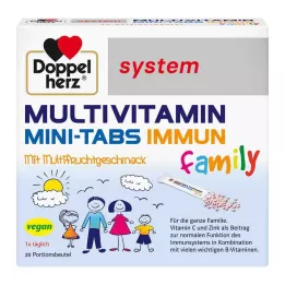 DOPPELHERZ Multivitamin Mini-Tabs aile sistemi, 20 adet