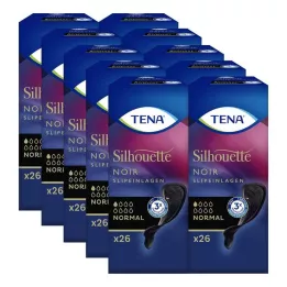 TENA SILHOUETTE Külot astarları normal noir, 26 adet