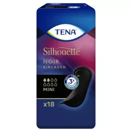 TENA SILHOUETTE Kakmalar mini noir, 18 adet
