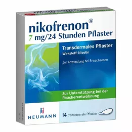 NIKOFRENON 7 mg/24 saat yama transdermal, 14 adet