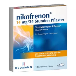 NIKOFRENON 14 mg/24 saat yama transdermal, 14 adet