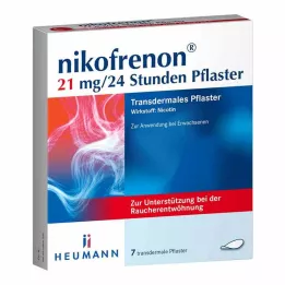 NIKOFRENON 21 mg/24 saat yama transdermal, 7 adet