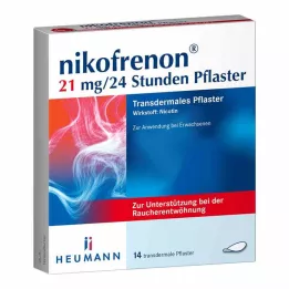 NIKOFRENON 21 mg/24 saat yama transdermal, 14 adet
