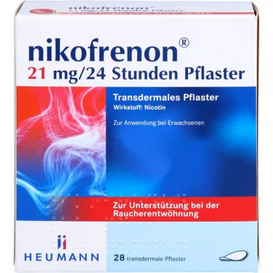 NIKOFRENON 21 mg/24 saat yama transdermal, 28 adet