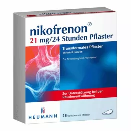 NIKOFRENON 21 mg/24 saat yama transdermal, 28 adet