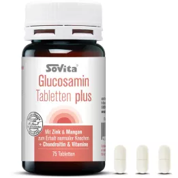 SOVITA Glukozamin tablet artı, 75 adet