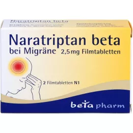 NARATRIPTAN migren için beta 2.5 mg film kaplı tablet, 2 adet