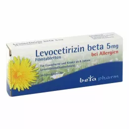 LEVOCETIRIZIN beta 5 mg film kaplı tabletler, 20 adet