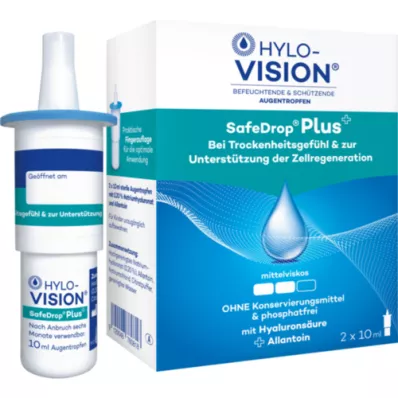 HYLO-VISION SafeDrop Plus göz damlası, 2X10 ml