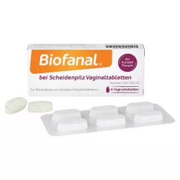 BIOFANAL vajinal mikoz için 100 000 I.U. vajinal tablet, 6 adet