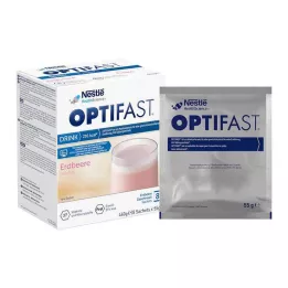OPTIFAST Çilekli Toz İçecek, 8X55 g
