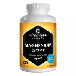 MAGNESIUMCITRAT 360 mg vegan kapsül, 180 adet