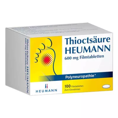 THIOCTSÄURE HEUMANN 600 mg film kaplı tablet, 100 adet