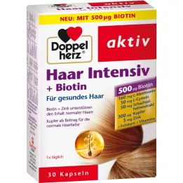 DOPPELHERZ Hair Intensive+Biotin Kapsül, 30 Kapsül