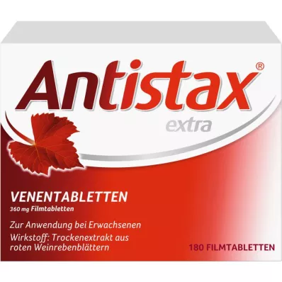 ANTISTAX ekstra damar tabletleri, 180 adet