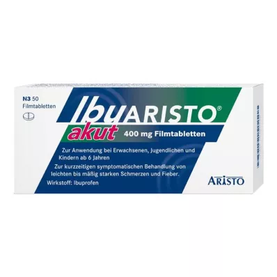 IBUARISTO akut 400 mg film kaplı tabletler, 50 adet
