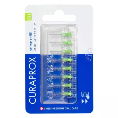 Curaprox CPS 011 prime diş arası fırçası yedek, 8 adet Curaprox CPS 011 prime diş arası fırçası yedek, 8 adet