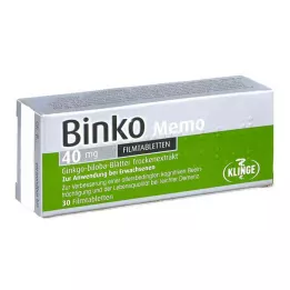 Binko Memo 40 mg film kaplı tablet (30 adet)