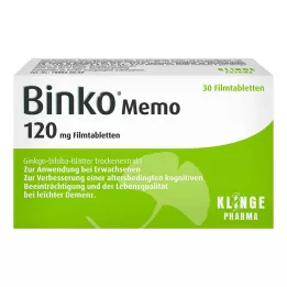 BINKO Memo 120 mg film kaplı tablet, 30 adet