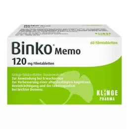 BINKO Memo 120 mg film kaplı tablet, 60 adet