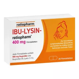 IBU-LYSIN-ratiopharm 400 mg film kaplı tablet, 20 adet