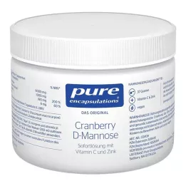 PURE ENCAPSULATIONS Kızılcık D-Mannoz Tozu, 37 g