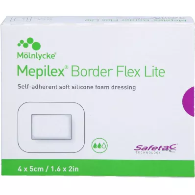 MEPILEX Border Flex Lite köpük sargı 4x5 cm, 10 adet