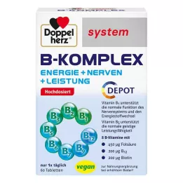 DOPPELHERZ B-Kompleks sistem tabletleri, 60 adet
