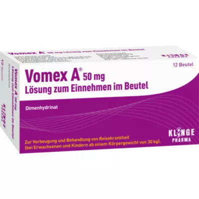VOMEX Poşet içinde 50 mg oral çözelti, 12 adet