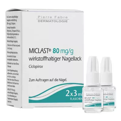 Miclast 80 mg/g aktif oje, 2X3 ml Miclast 80 mg/g aktif oje, 2X3 ml