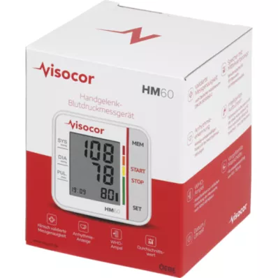 VISOCOR Bilekten kan basıncı monitörü HM60, 1 adet