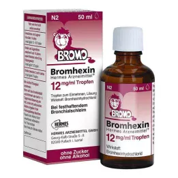 BROMHEXIN Hermes Arzneimittel 12 mg/ml damla, 50 ml