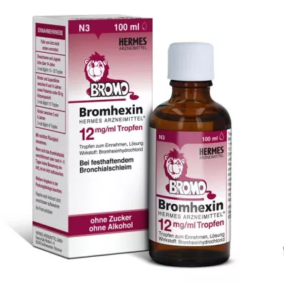 BROMHEXIN Hermes Arzneimittel 12 mg/ml damla, 100 ml