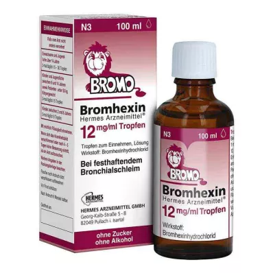 Bromheksin HERMES İlaçlar® 12 mg/ml damla, 100 ml Bromheksin HERMES İlaçlar® 12 mg/ml damla, 100 ml