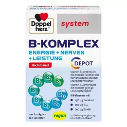 DOPPELHERZ B-kompleks sistem tabletleri, 120 adet