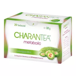 CHARANTEA metabolik Limon/Nane filtre torbaları, 20 adet