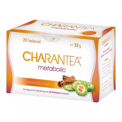 CHARANTEA Metabolik tarçınlı bitki çayı filtre torbası, 20 adet