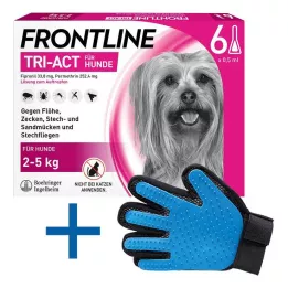 FRONTLINE 2-5 kg köpeklere damlatılacak Tri-Act solüsyonu, 6 adet