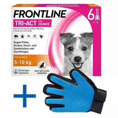 FRONTLINE 5-10 kg köpeklere damlatılacak Tri-Act solüsyonu, 6 adet