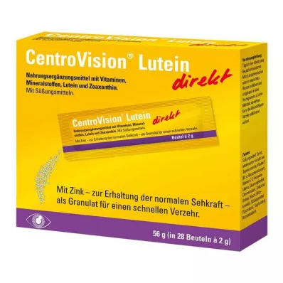 CENTROVISION Lutein doğrudan granüller, 28 adet