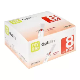 OPTIFINE 8 kalem iğnesi 0,25x8 mm, 100 adet