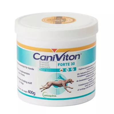 Caniviton Forte 30 köpekler için tamamlayıcı yem granülleri, 400 g Caniviton Forte 30 köpekler için tamamlayıcı yem granülleri, 400 g