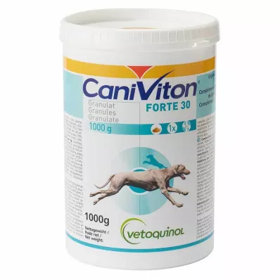 Caniviton Forte 30 köpekler için tamamlayıcı yem granülleri, 1000 g Caniviton Forte 30 köpekler için tamamlayıcı yem granülleri, 1000 g