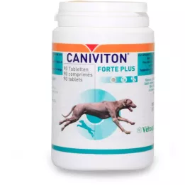 CANIVITON Forte Plus Köpek/kedi için takviye edici gıda tabletleri, 90 adet