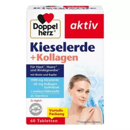 DOPPELHERZ Silika+Kolajen Tabletler, 60 Kapsül