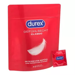 DUREX Hassas yumuşak prezervatifler, 40 adet