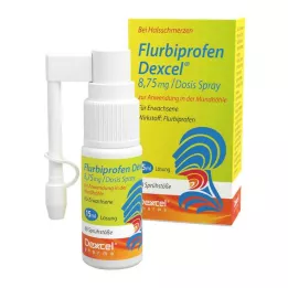 FLURBIPROFEN Dexcel 8.75 mg/Doz.sprey ağız boşluğu, 15 ml